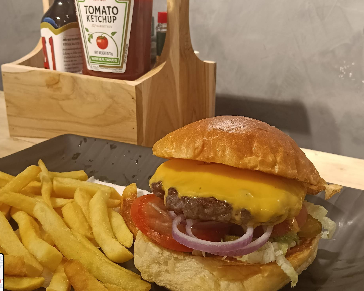 Klassischer Steak-Burger